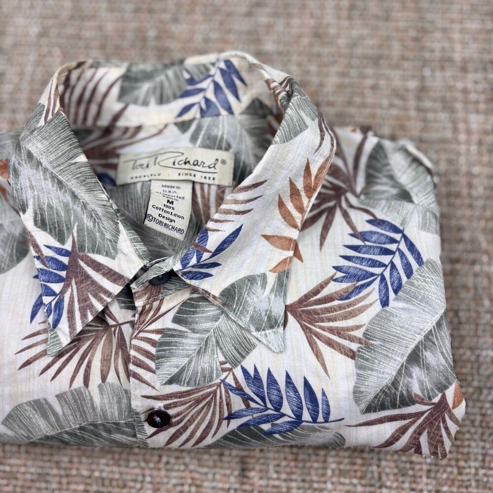 🌿 Tori Richard Honolulu Hawaiian Shirt | Men's M | Tropical